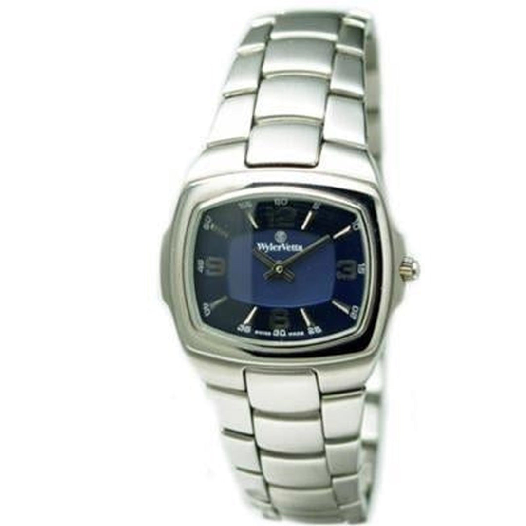 Wyler Vetta Stainless Steel Blue Watch