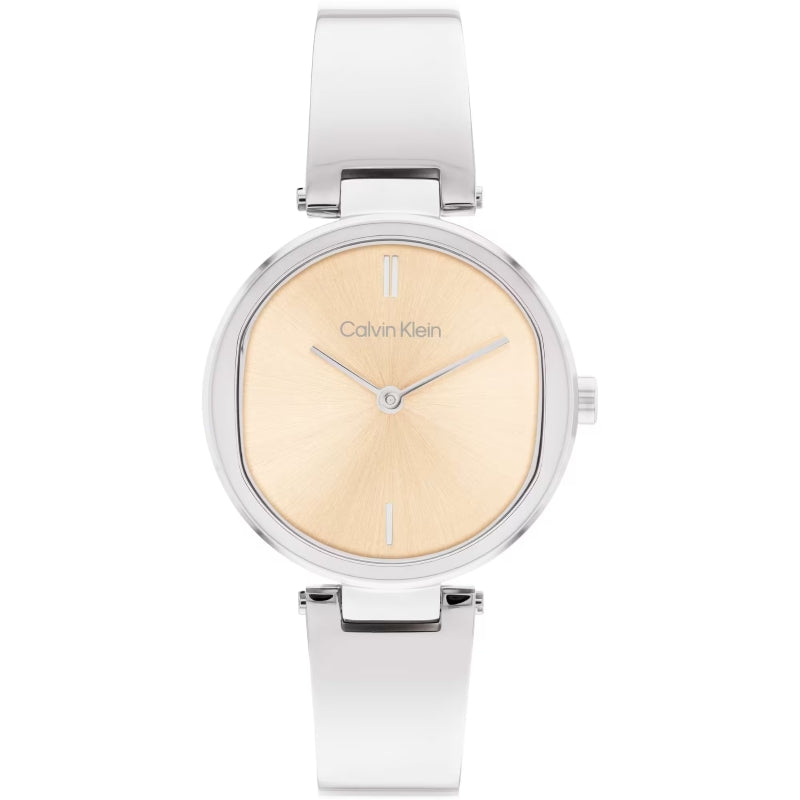 Timeless Elegance Champagne Dial Bracelet Watch