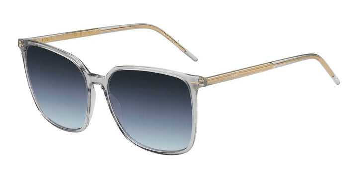 Sleek Vision in Transparent Grey and Gold