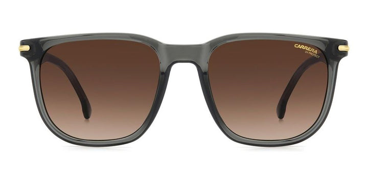 Sleek Dark Grey Polyamide Frame with Gold Accents