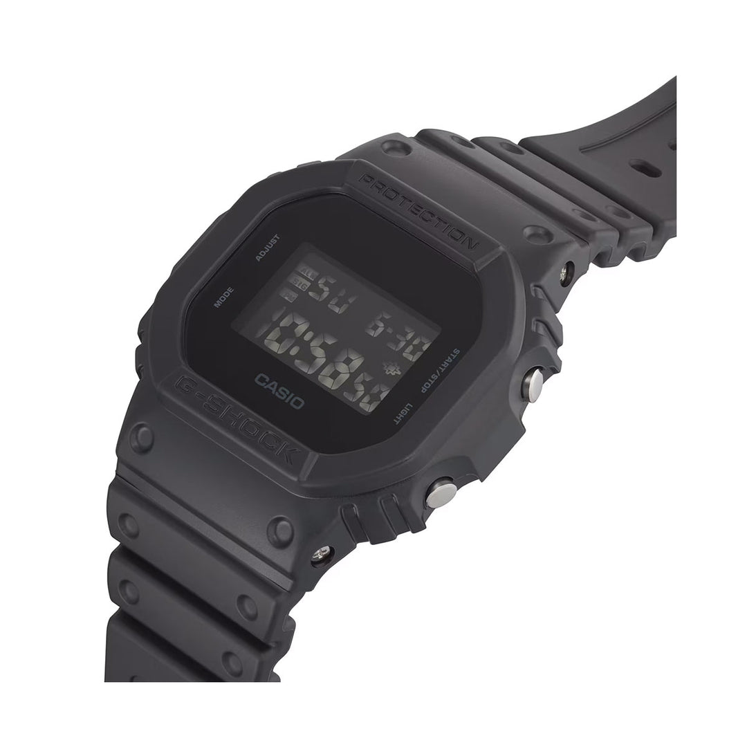 Endurance Black Resin Sport Watch with Multifunction Dial