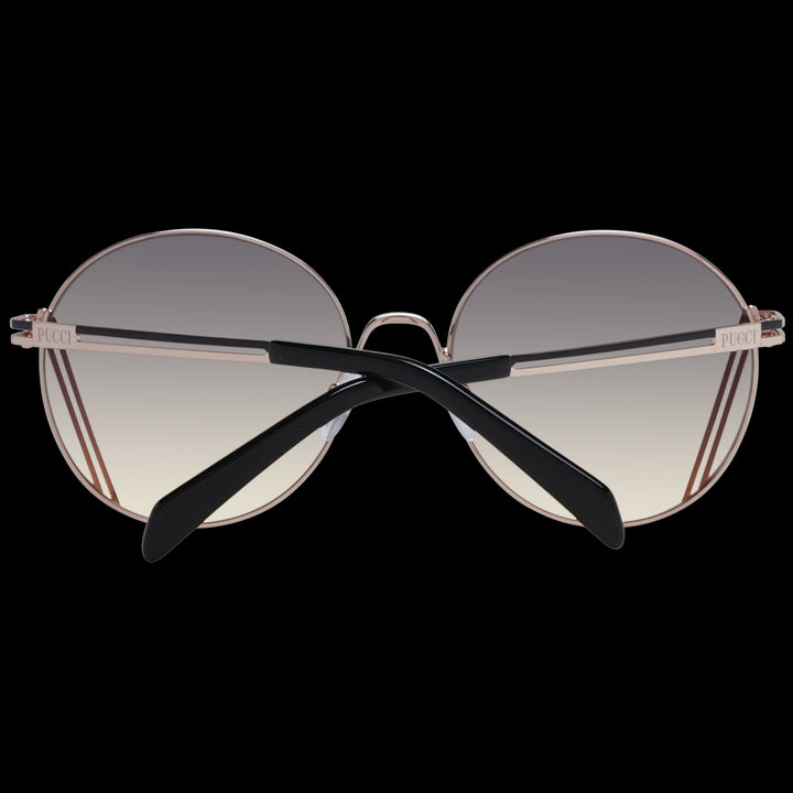 Radiant Rose Gold Gradient Sunglasses