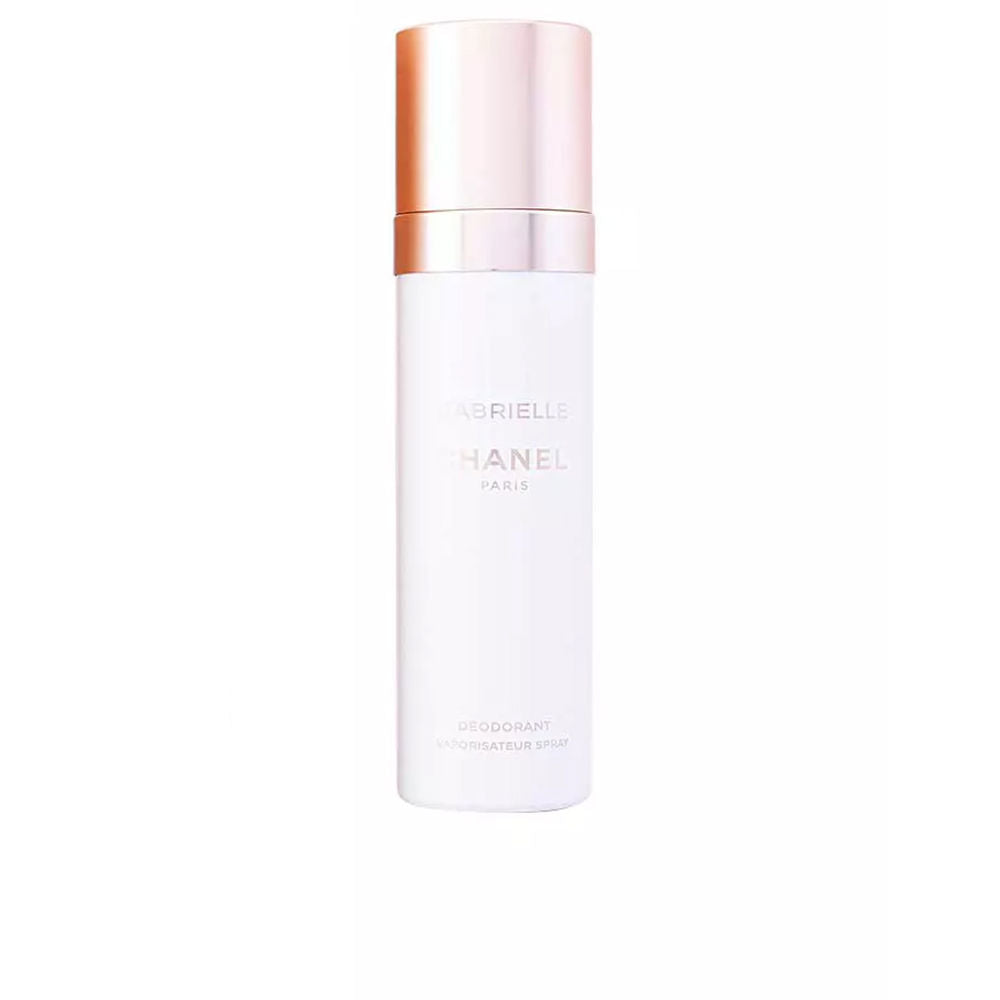 100 ml aerosol floral deodorant spray in white can, subtle mandarin and jasmine notes