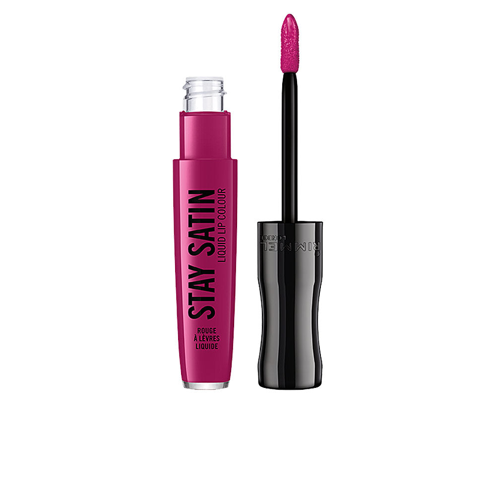 Tube of satin liquid lip colour with angled precision applicator, 5.5 ml