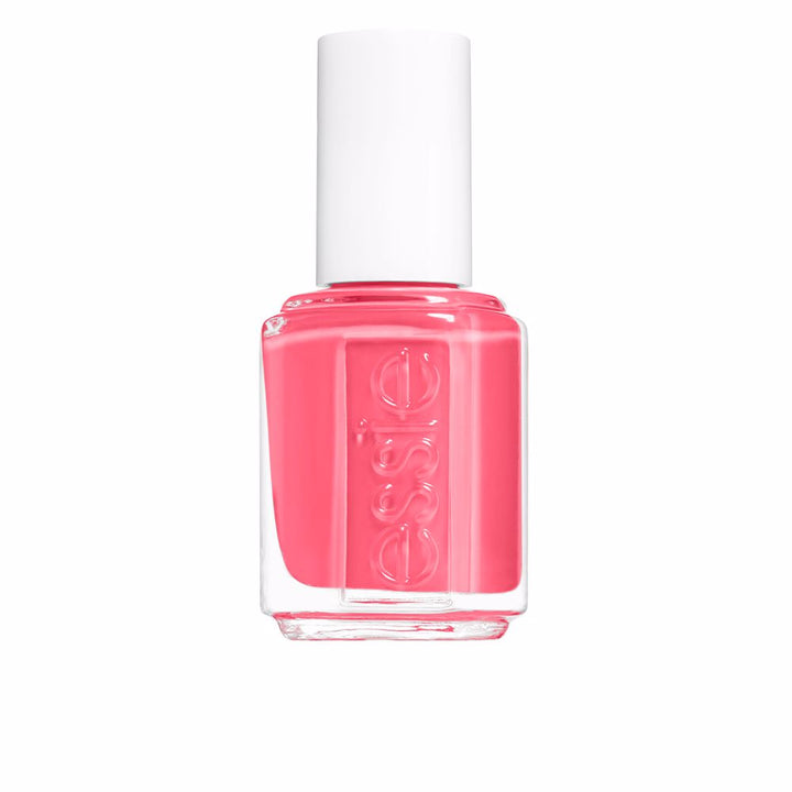 Small 13.5 ml soft pink cream nail polish with wide brush, glossy finish