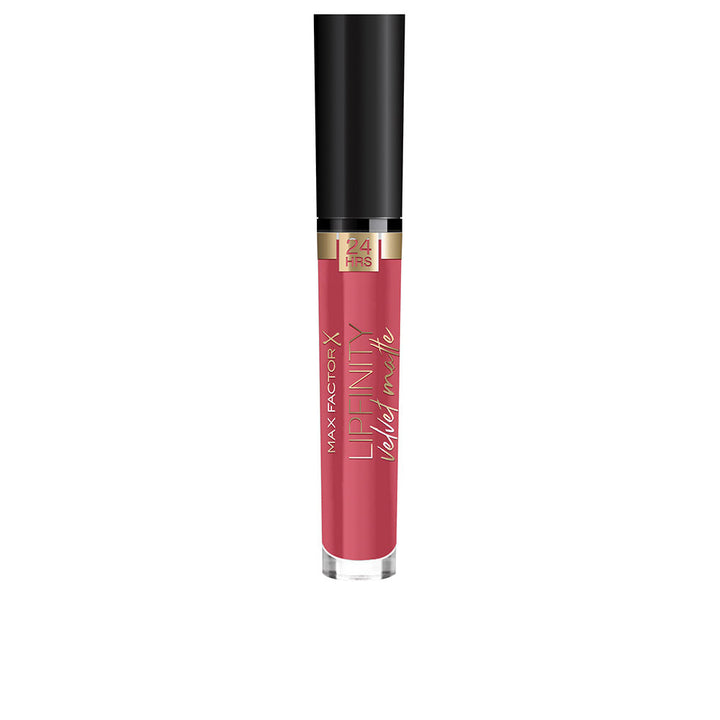 Matte red liquid lipstick, 3.5 ml, shade 025 Red Luxury, sleek applicator visible
