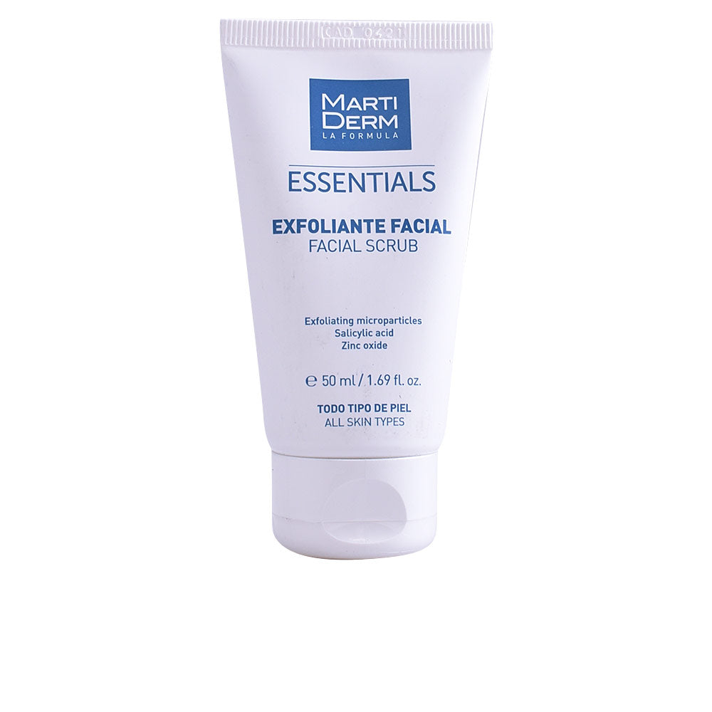 50 ml tube of silica facial exfoliant gel, unisex, gentle weekly scrub