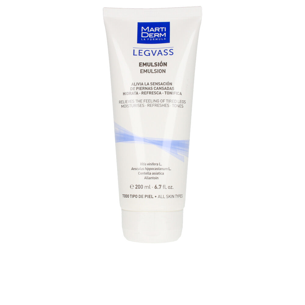 200 ml light leg emulsion bottle; almond oil and grape extract key ingredients