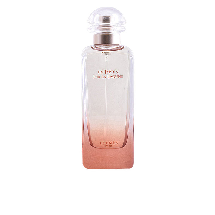 30 ml ochre-gradient perfume bottle with illustrated nature case, Unisex scent