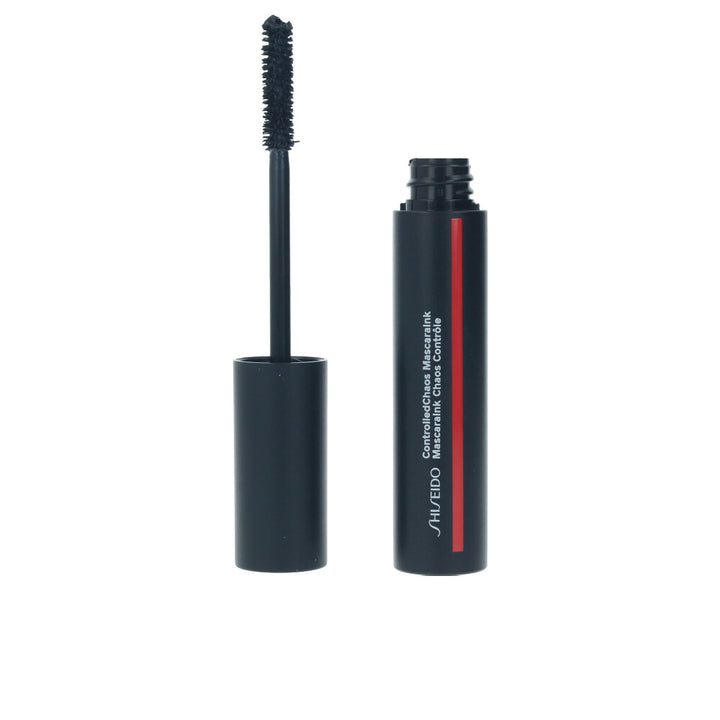 Black volumising mascara tube and concave-tip brush, 11.5 ml