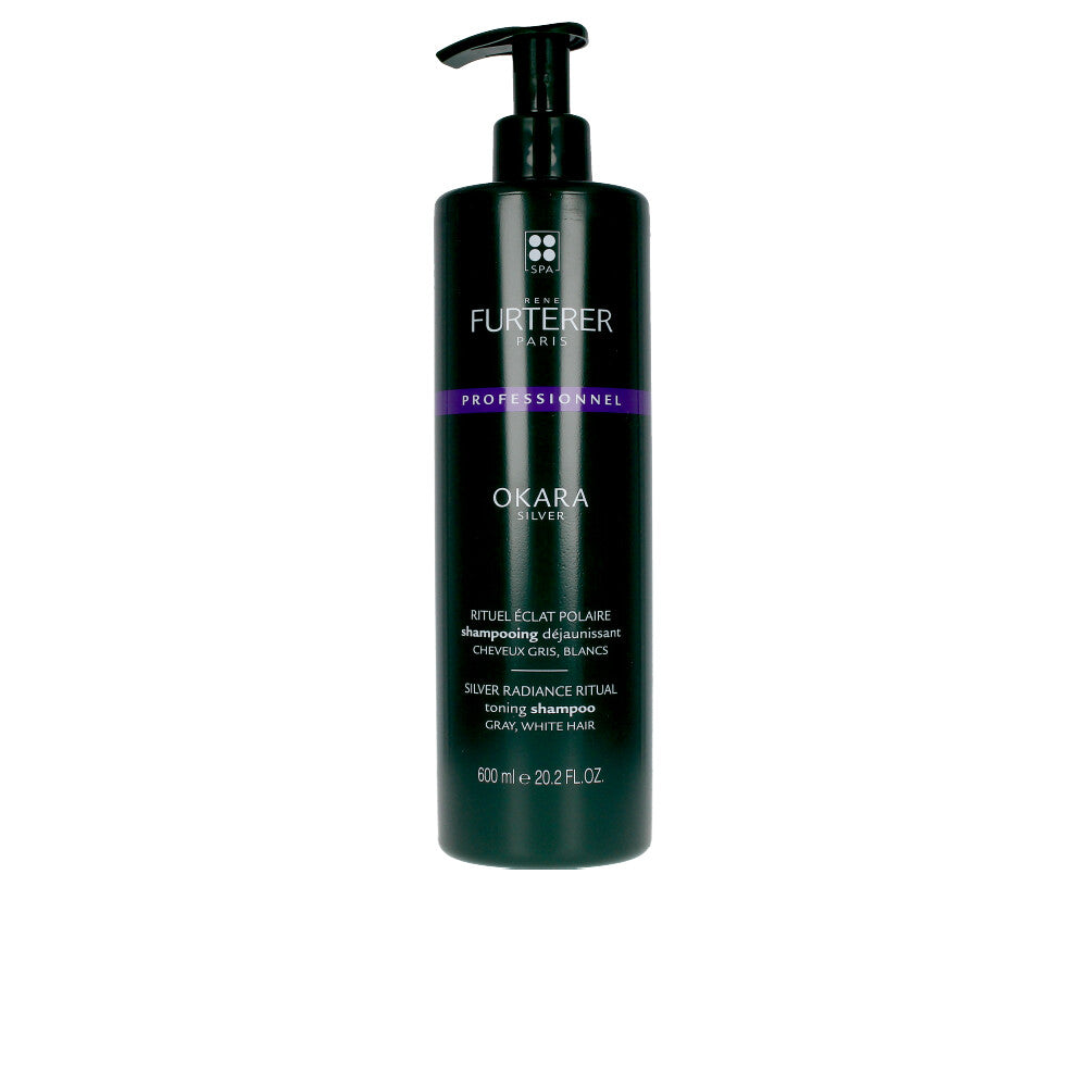 600 ml purple gel shampoo bottle for neutralising yellow tones in Unisex hair