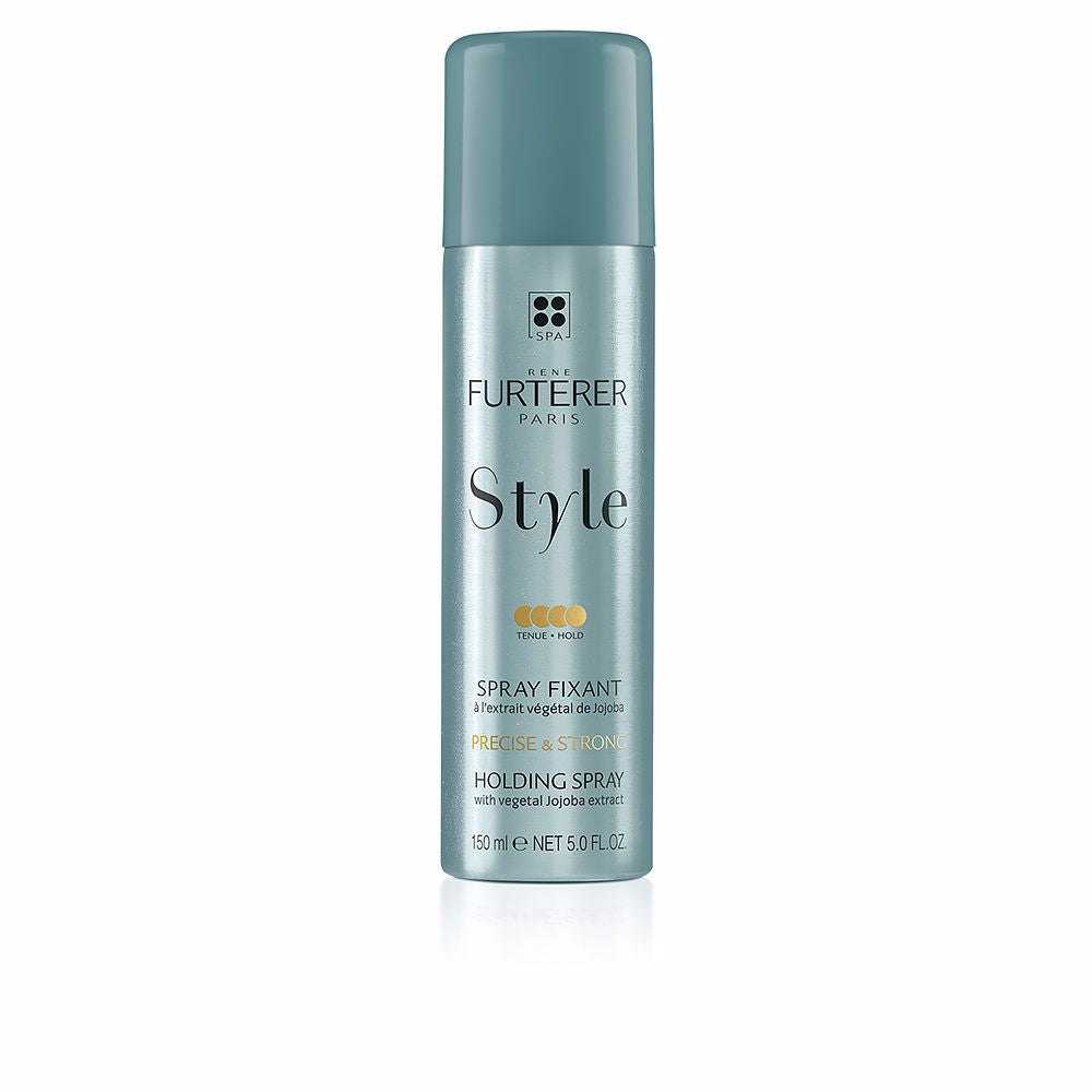 Clear aerosol styling spray bottle, 150 ml, strong natural hold for Women