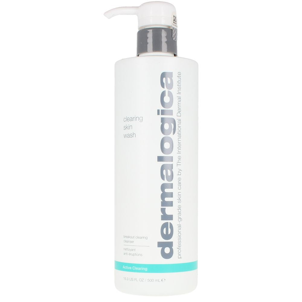 500 ml clear gel face wash in pump bottle, foaming botanical formula