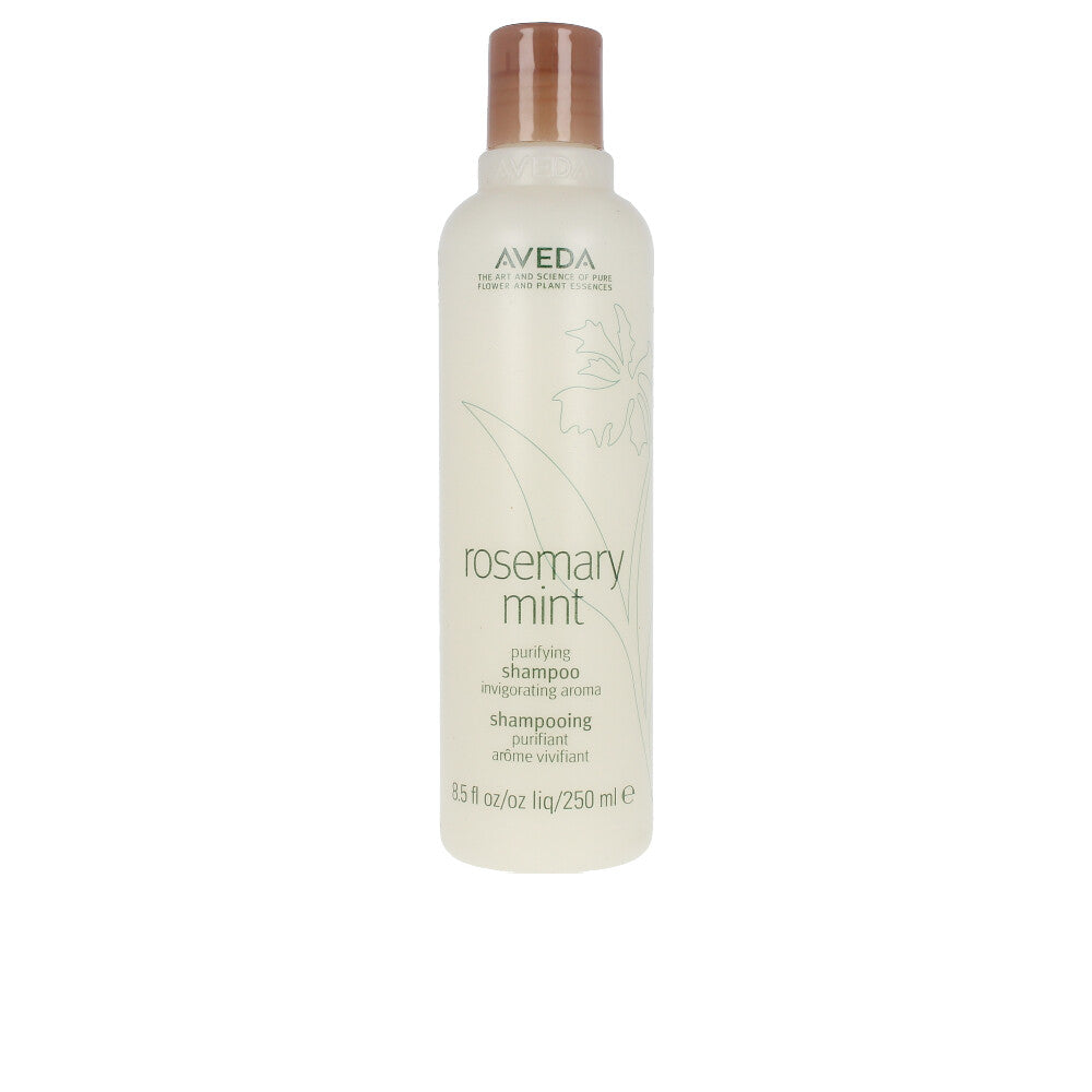 250 ml pump bottle of rosemary and mint micellar purifying shampoo