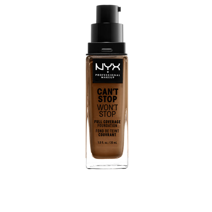 30 ml sienna liquid foundation bottle, matte full-coverage finish, Unisex