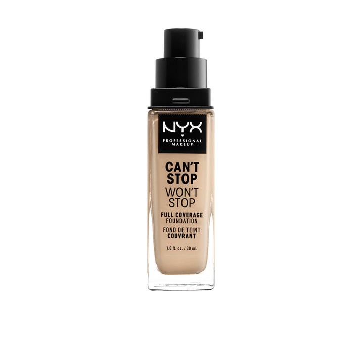 30 ml nude full‑coverage matte liquid foundation bottle, Unisex