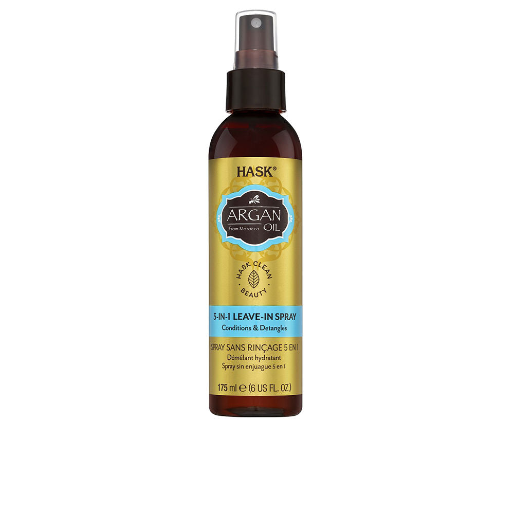 177 ml argan leave-in spray bottle, lightweight 5-in-1 repair mist