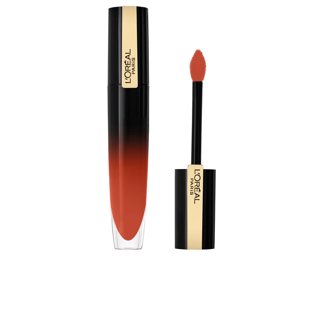 Tube of glossy liquid lip colour, shade 304 Be Unafraid, 6.4 ml