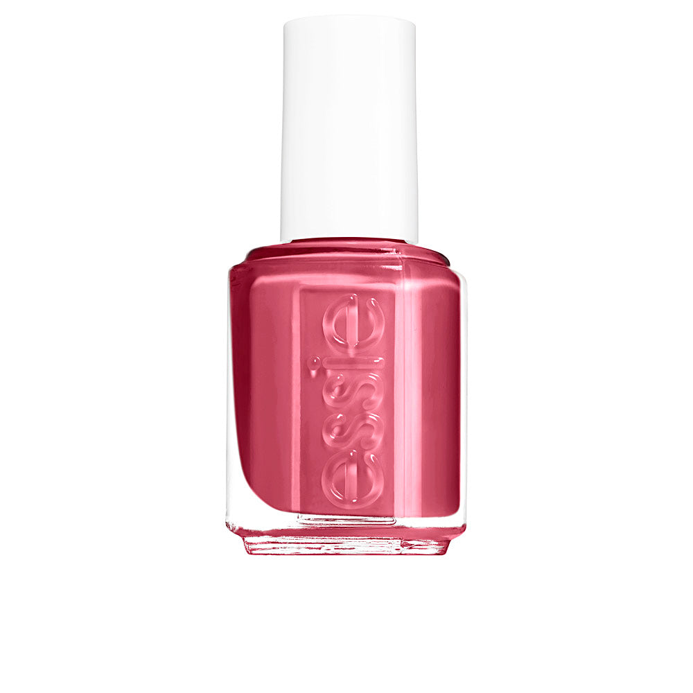 Coral-rose cream nail polish bottle, wide brush, 13.5 ml