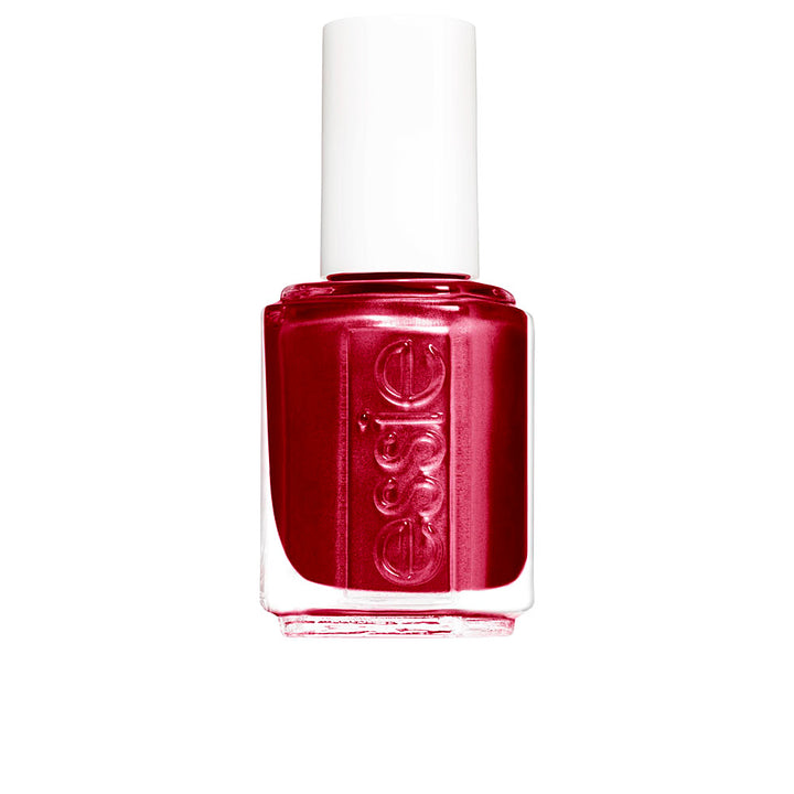 13.5 ml warm pink cream nail polish bottle with wide brush, high-shine finish