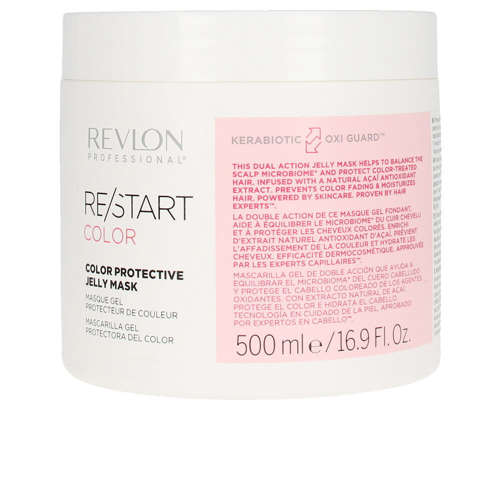 500 ml jelly-texture colour-protective hair mask in jar, for Unisex coloured hair