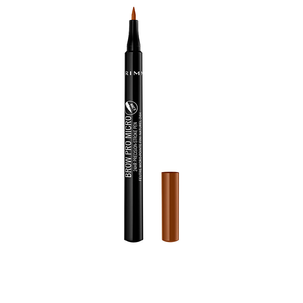 Slim micro-tip brow pencil in honey brown, 1 ml pen, closed cap