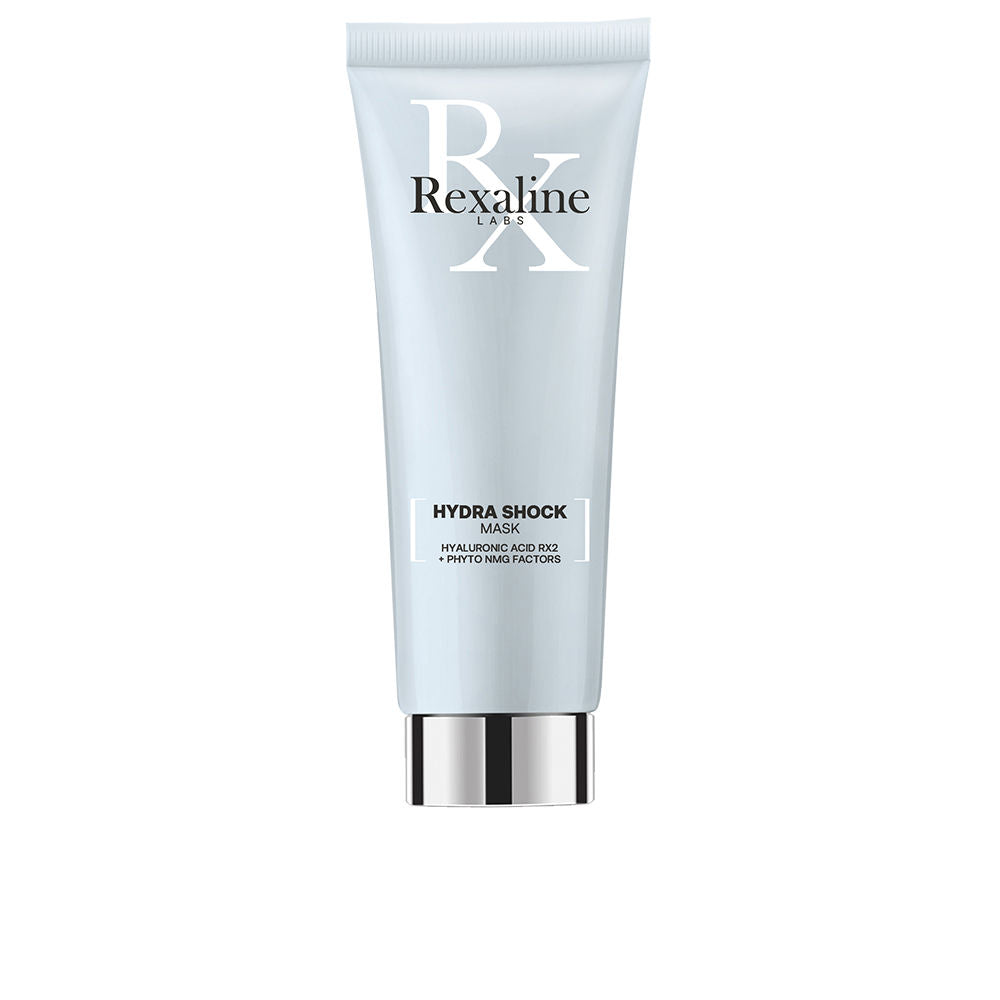 75 ml translucent blue gel face mask tub, hydrating skincare product