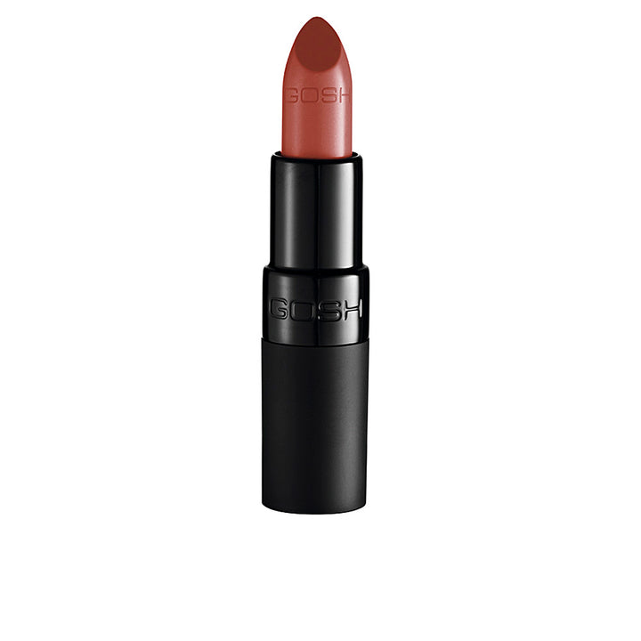 Matte nougat lipstick bullet, creamy satin-matte finish, 4 g tube