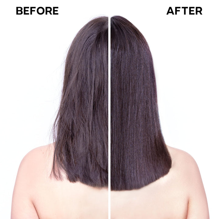 250 ml clear bottle of lightweight illuminating shampoo with argan and linseed