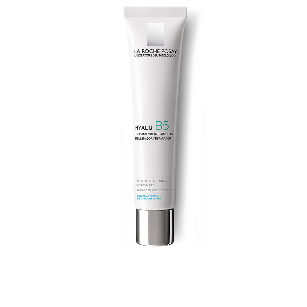 40 ml tube of dual‑weight hyaluronic repair cream, neutral cream texture