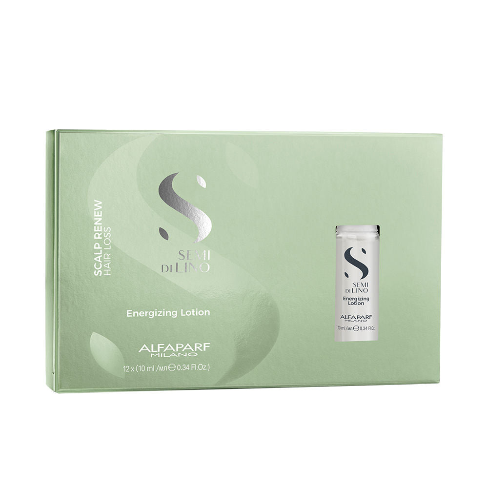 6 ml clear vial of revitalising scalp lotion with menthol and herbal extracts