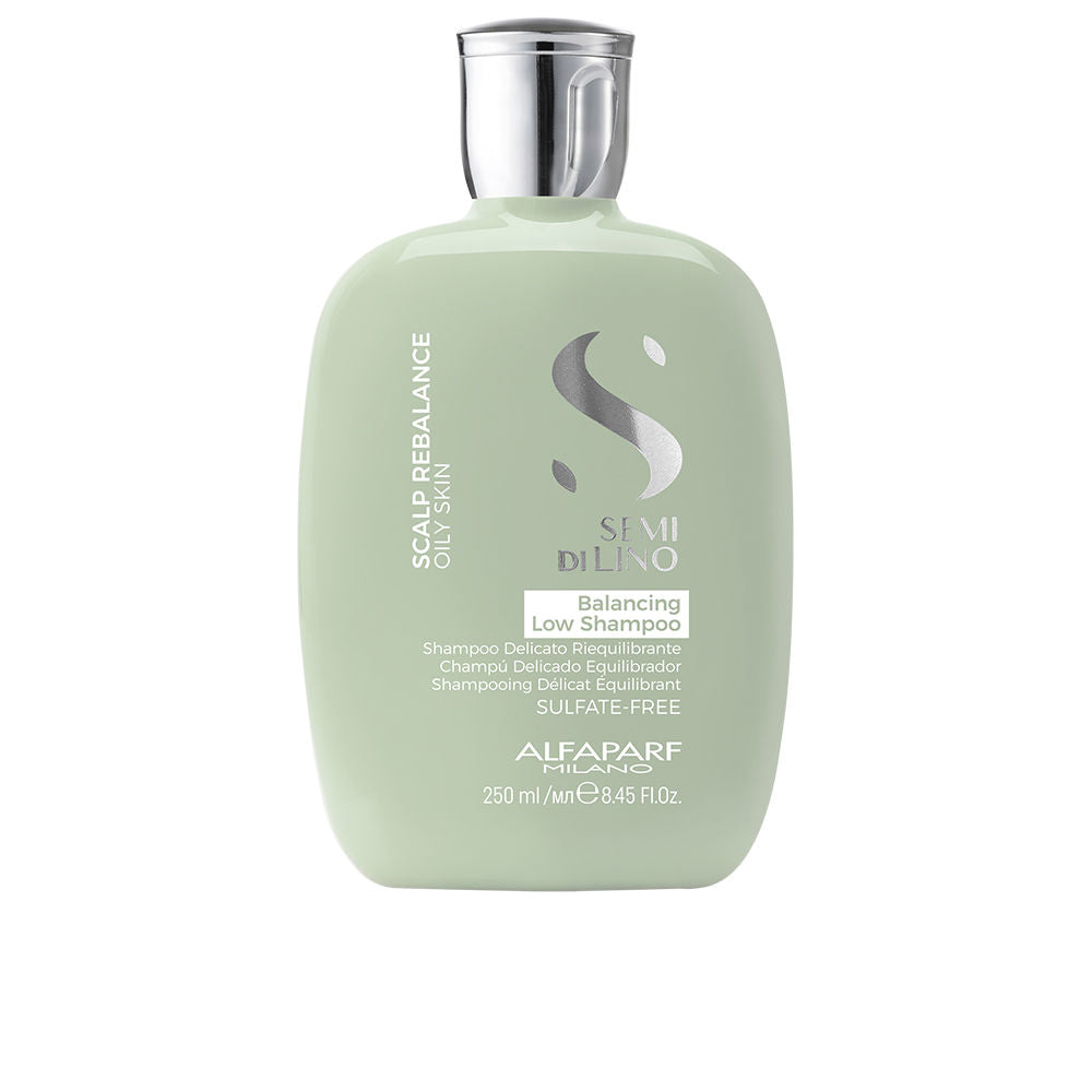250 ml tube of balancing low shampoo with linseed extract for oily scalps