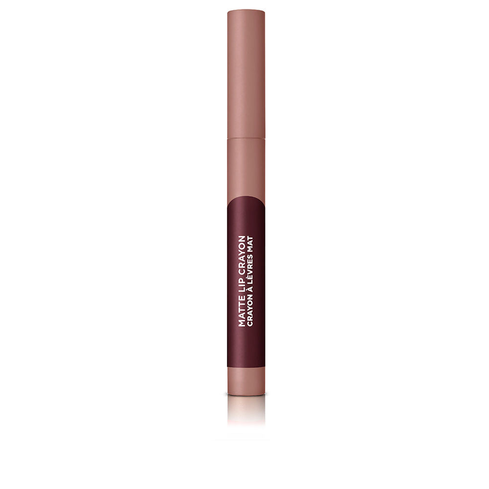 Cherry-coloured long-wear matte lip crayon with slanted tip, 2.5 g, Unisex