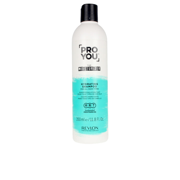 350 ml bottle of hydrating shampoo with provitamin B5 for normal to dry hair