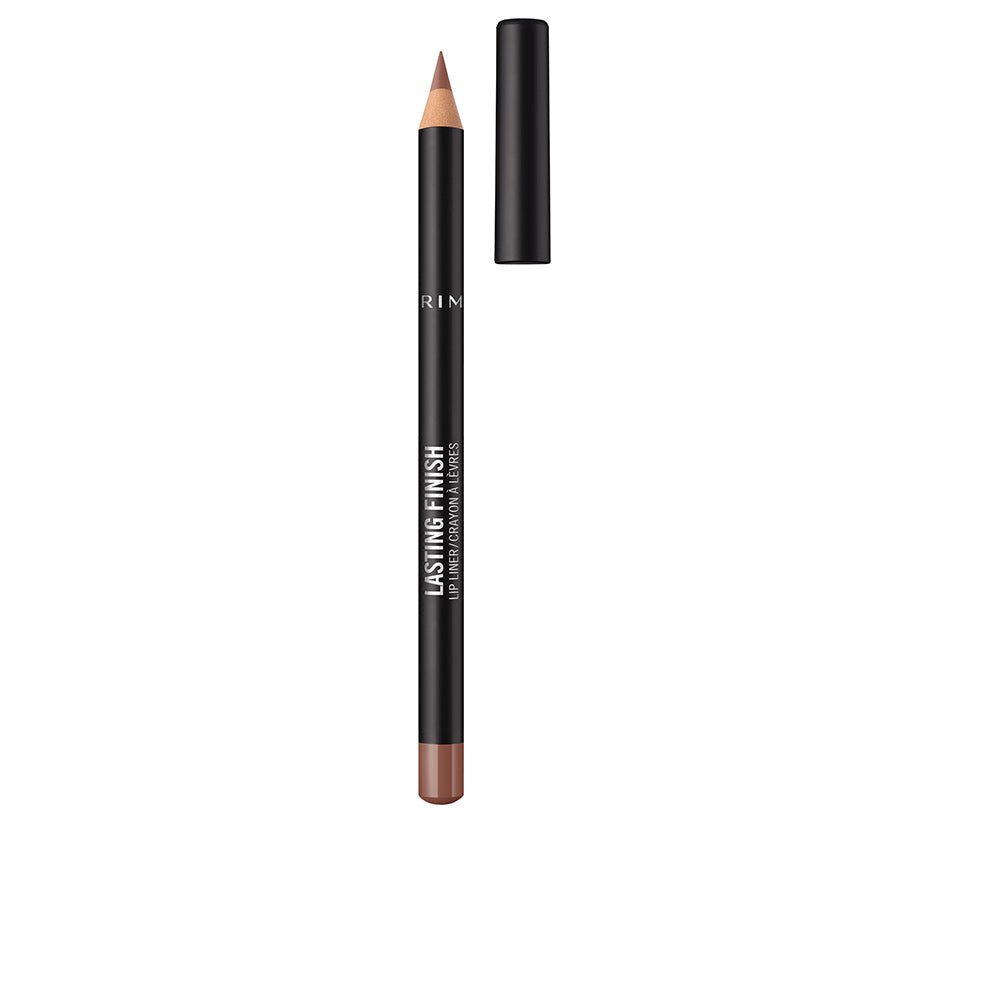 Slim cream lip liner pencil, deep rose shade, pencil tip visible