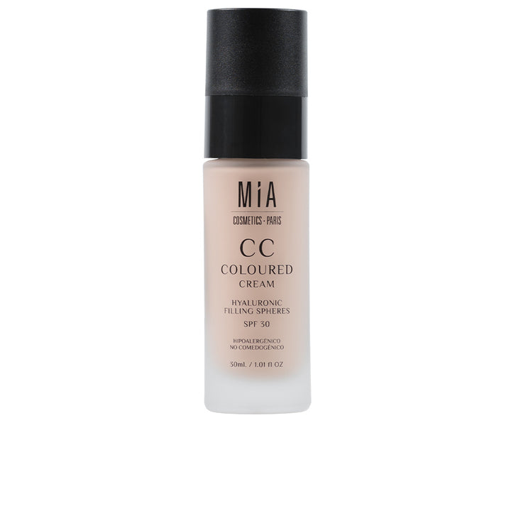30 ml medium tinted CC cream tube, SPF30, light beige shade