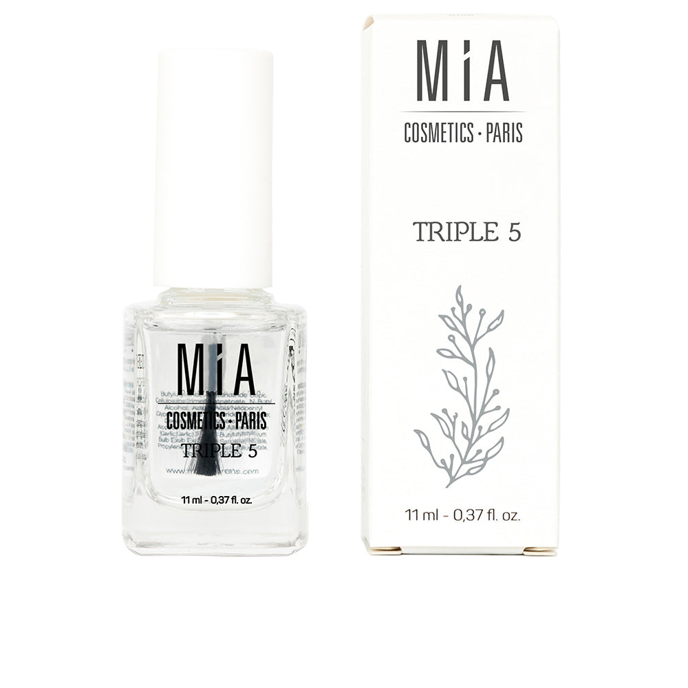 11 ml clear nail treatment bottle, vitamin and botanical complex, glossy finish