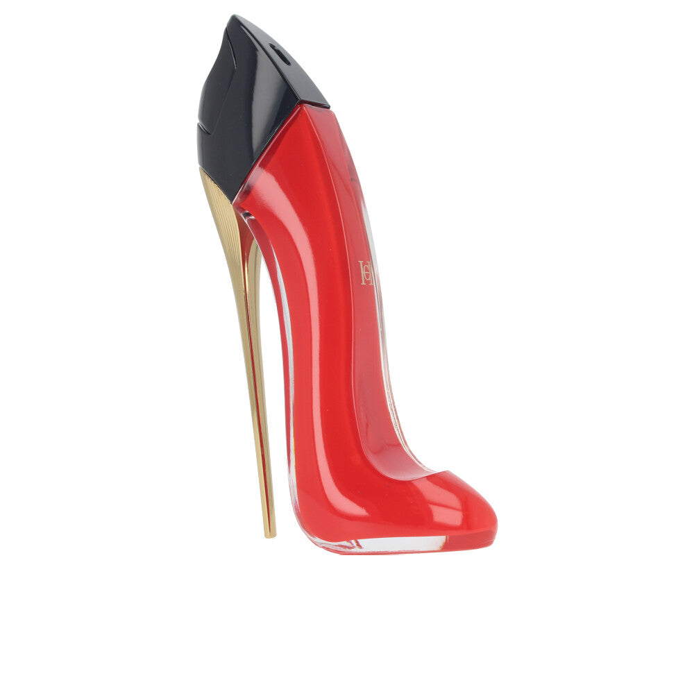 Red-lacquered stiletto bottle of floral-fruity Eau de Parfum, 80 ml