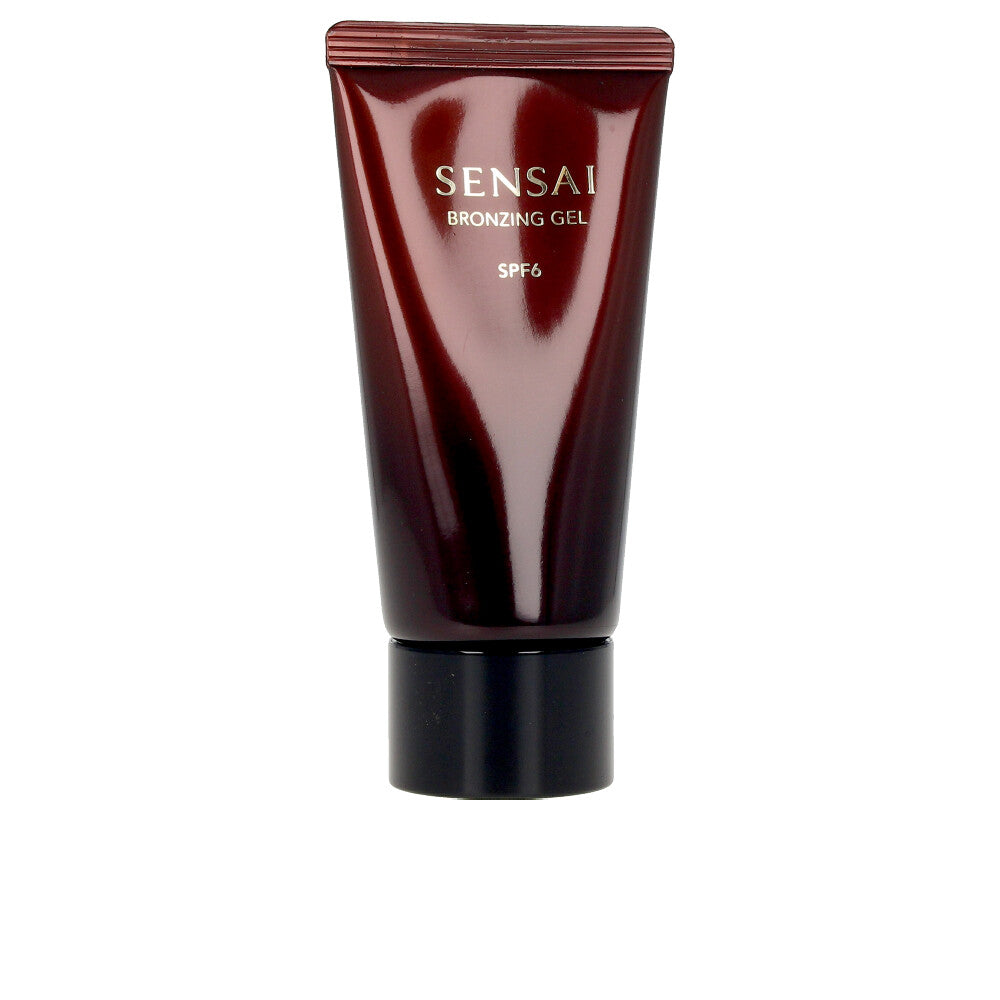 50 ml amber bronze gel tint in clear jar, satin gel texture