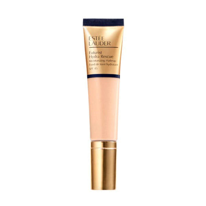 Bottle of lightweight hydrating foundation in shade 2N1 Desert Beige, SPF 45
