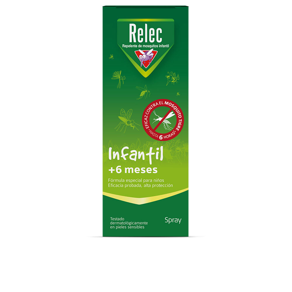 Relec Kids +6 Months alcohol-free mosquito repellent spray for infants