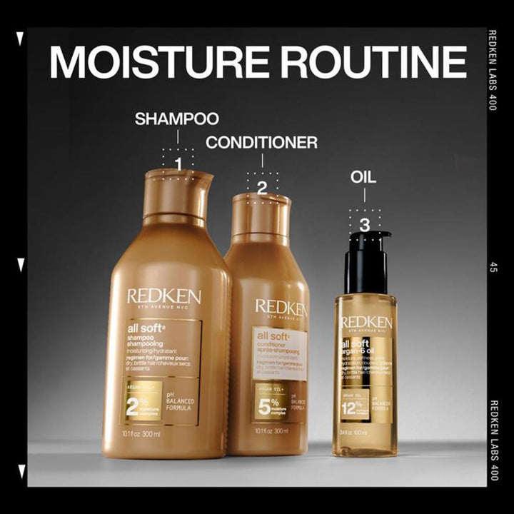 300 ml shampoo bottle, argan oil, for dry damaged Unisex hair