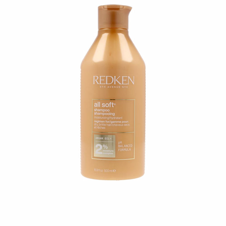 500 ml shampoo bottle for dry hair with argan oil, Unisex
