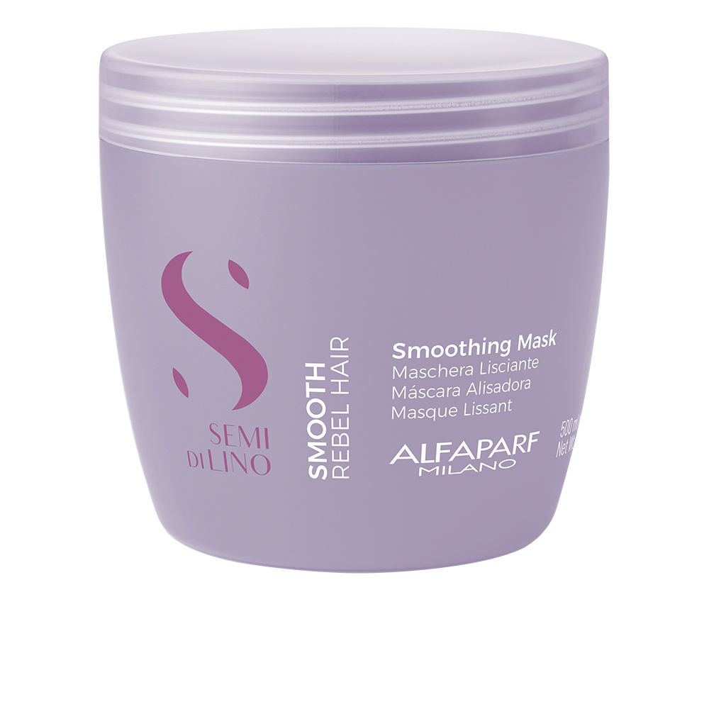 500 ml jar of smoothing hair mask with shea and hibiscus for Women
