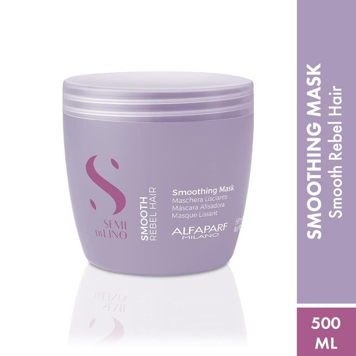 500 ml jar of smoothing hair mask with shea and hibiscus for Women