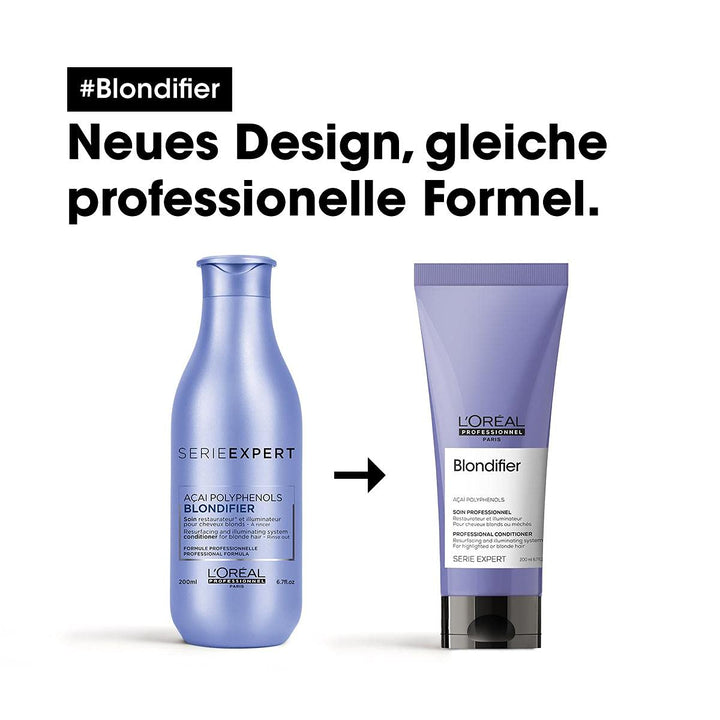 200 ml lightweight açai conditioner for blonde hair, pump bottle