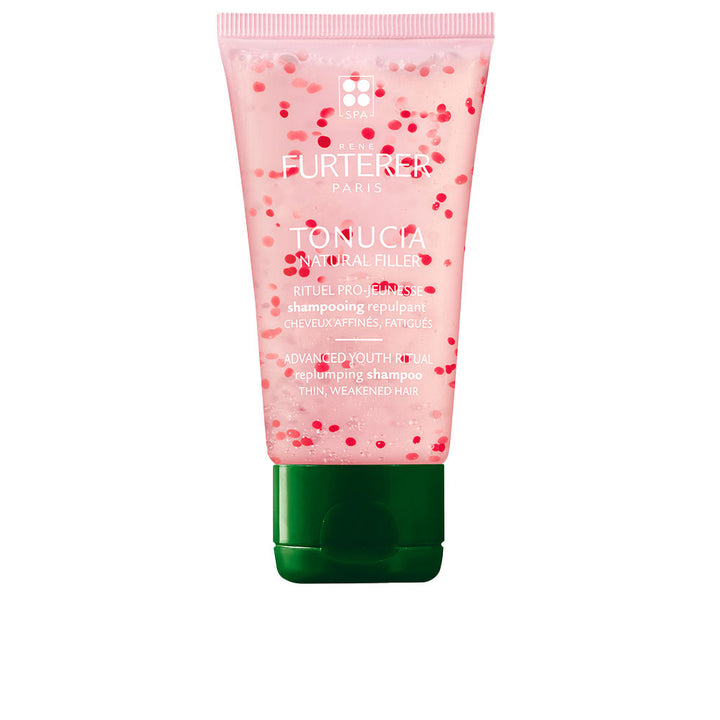 50 ml repumping shampoo bottle; tamarind and orange visuals, Unisex