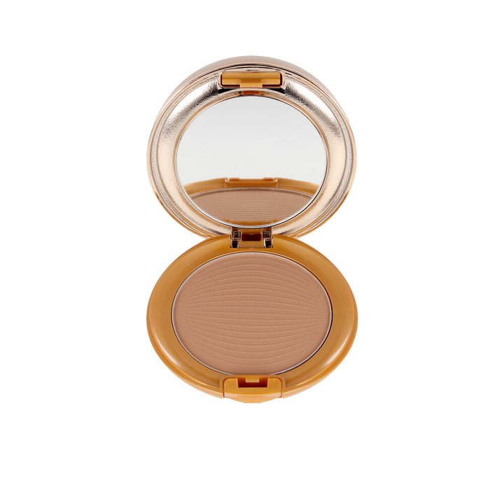 Compact pressed powder with sponge, medium‑dark shade, 8.5 g, SPF 20, Unisex