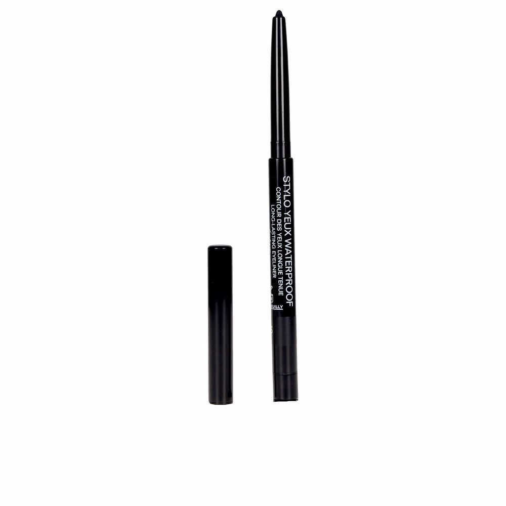 Retractable waterproof black eye pencil with built-in sharpener, 0.3 g, ebony