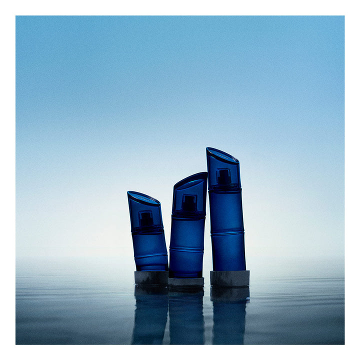 40 ml vertical glass bottle, bevelled cap, woody aquatic fragrance for Man